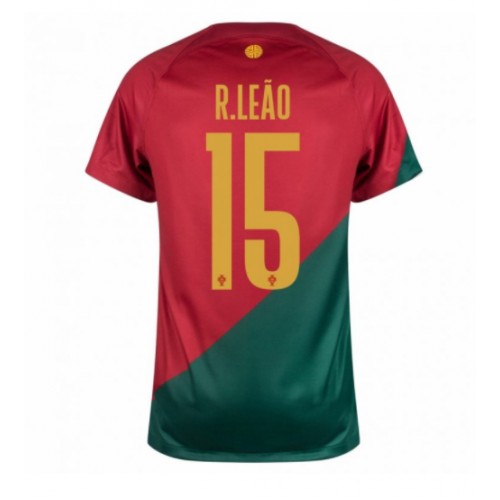 Maillot de foot le Portugal Rafael Leao #15 Domicile Monde 2022 Manches Courte